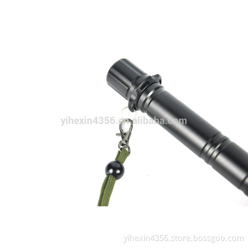 2 pcs AA battery power T6 LED Adjustable Camping Security flashlight torch